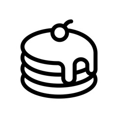 Pancake Icon Sweet Food Transparent Background