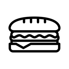 Sandwich Icon Fast Food Transparent Background