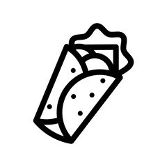 Kebab Icon Fast Food Transparent Background