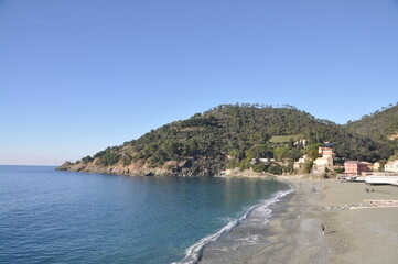 the coastal village of Bonassola, La Spezia province, Liguria, Italy