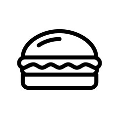 Burger Icon Fast Food Transparent Background