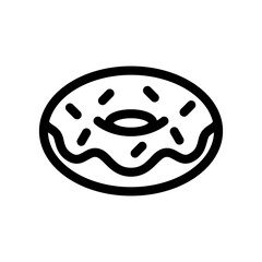 Donut Icon Sweet Food Transparent Background