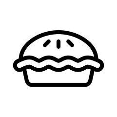 Pie Icon Sweet Food Transparent Background