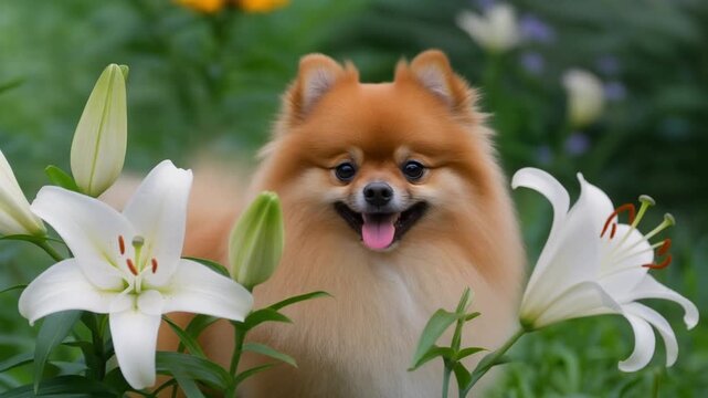 Zwischen Lilien