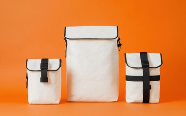 Convertible Plant-Based Bags Modular bags designed with renewable, biodegradable plant-based materials for versatility and sustainability