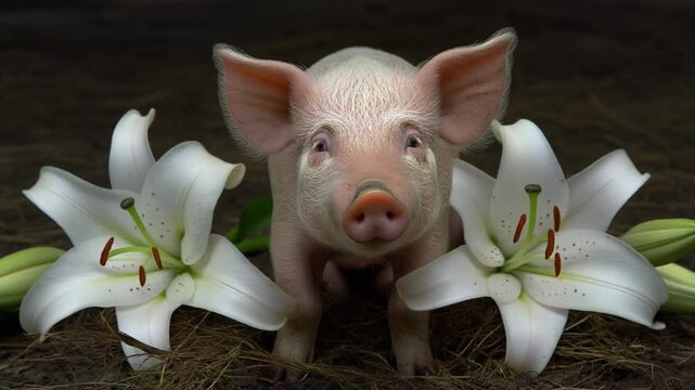 Zwischen Lilien
