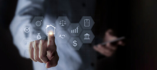 Digital Property and Financial Management Interface