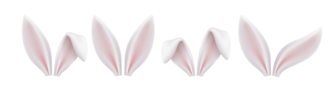 Easter bunny ears headband set with cute rabbit accessories and festive decorations for spring celebration parties and joyful holiday costume designs