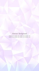 ポリゴンクリスタル背景 紫 縦長16:9