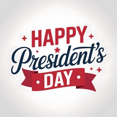 A colorful graphic celebrating President's Day with a festive design