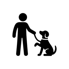 Leading Dog On Leash Icon