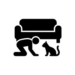Hidden Friendship Under the Couch Icon