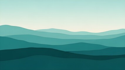 Fondo de acuarela abstracto azul turquesa azul para fondos de texturas y diseño de banners web.
 Colores de fondo abstracto azul.
 Pintura acuarela con gradiente de patrón de olas de mar turquesa.