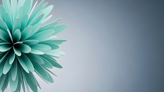 Representaci&oacute;n 3D de un objeto esf&eacute;rico con rasgos n&iacute;tidos sobre un fondo claro con espacio de copia