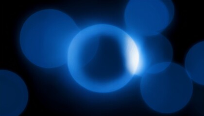 blue circular light spots overlay on white background for a lens flare effect black and transparent for overlay effect