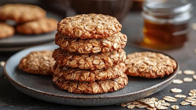 anzac biscuits traditional dessert from australia video