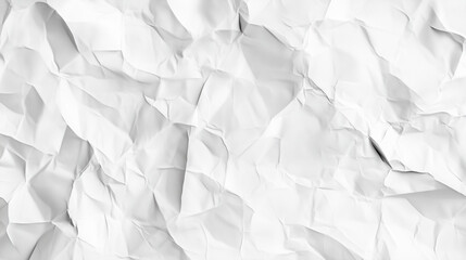 Obraz premium Crumpled White Paper Texture
