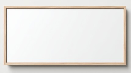 Blank square wooden photo frame with a decorative border and empty paper space isolated on a white background for art and picture design