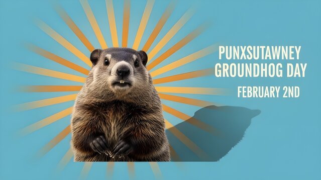 Groundhog day celebration with punxsutawney phil on february 2nd