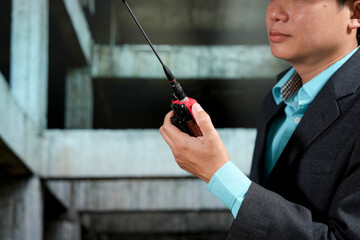 Civil engineers inspect building construction projects, checking the structural integrity and safety measures.