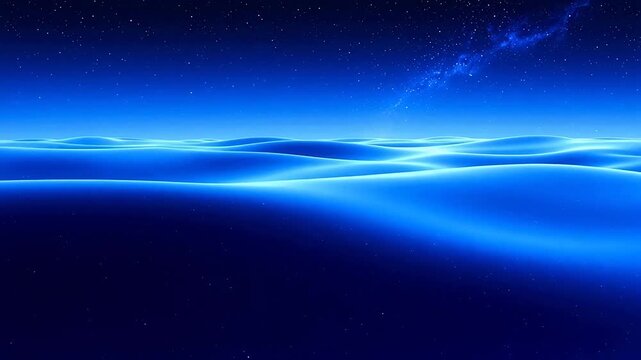 MysticalBlueWavesUnderStarryNight