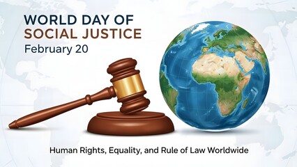 World day of social justice celebration on february 20 with themes of equality and human rights