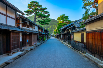 滋賀県　近江八幡の町並み