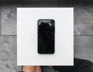 Smartphone on Neutral Surface Representing Secure Digital Tax Communication