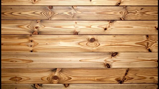 Close up of wooden planks texture with grain and knots background