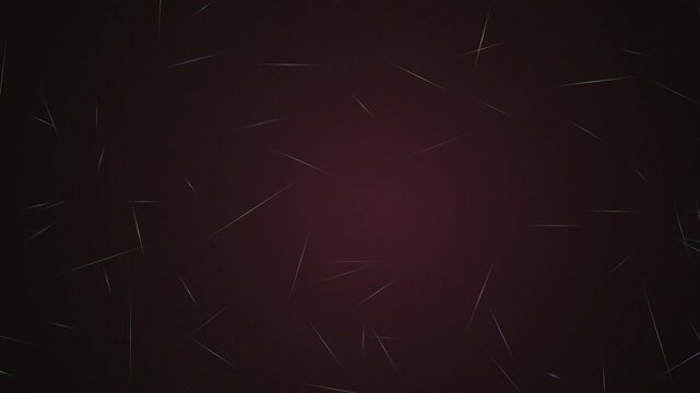 Abstract white lines flow across a dark, dynamic background