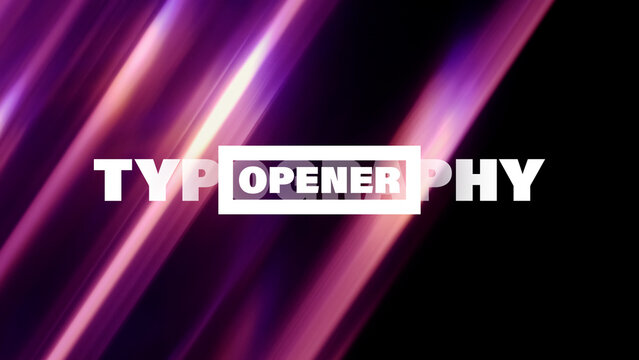 Typography Opener