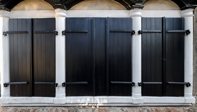 black double hung windows