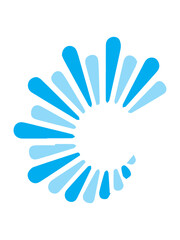 Obraz premium Abstract Burst Logo