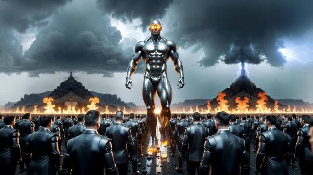 Silver Giant Walking