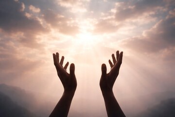 Hands Raised to the Sky &ndash; Spiritual Hope and Meaning
