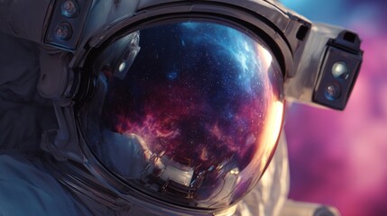 astronaut floating in space