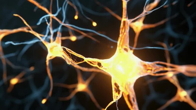 Glowing neural network activity and synapse firing in dynamic brain connections