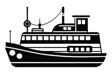 Fototapeta premium Modern Black and White Electric Steamer Icon, Simple Household Kitchen Appliance Outline for Healthy Meal Preparation and Home Use