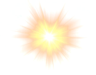 Obraz premium Abstract radiant light burst with glowing golden and white rays spreading outward, symbolizing energy, hope, inspiration, spirituality, power, and illumination for modern creative background designs.