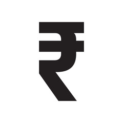 Obraz premium indian rupee currency symbol icon