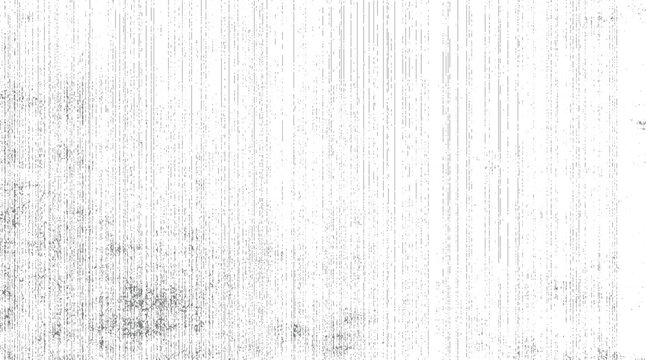 Faint vertical distressed lines and scattered gray speckles on a white background providing a subtle textured backdrop for and artistic overlays