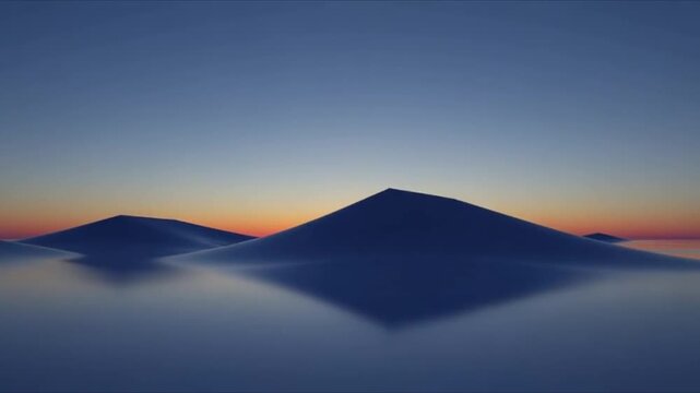 Minimal digital travel animation loop