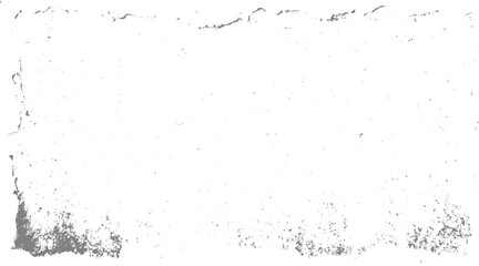 Obraz premium Grungy distressed white background with textured grey splatters and rough edges creating a weathered and aged abstract surface overlays