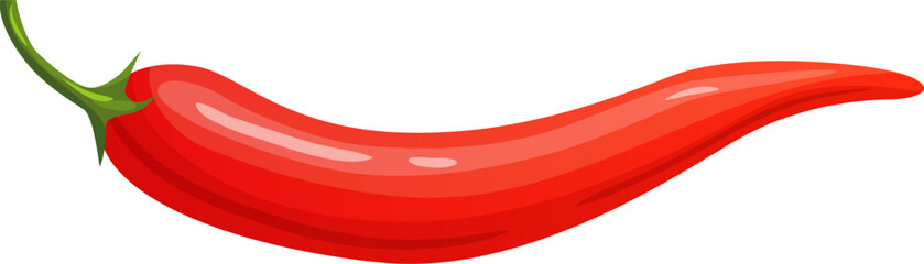 Red chili pepper adding flavor and spice