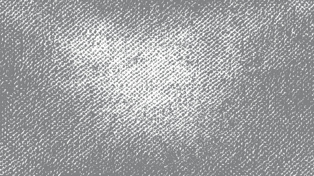 Close-up abstract textured background with dense diagonal gray lines and speckles creating a rough woven fabric or denim-like surface effect