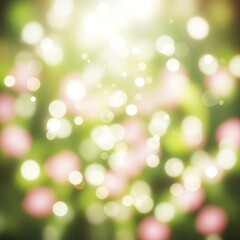 Obraz premium Beautiful blurred floral background with soft focus effect