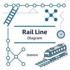 Rail line diagram