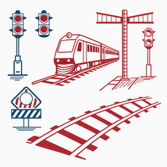 Illustrated railway system