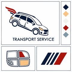 Transport service logo