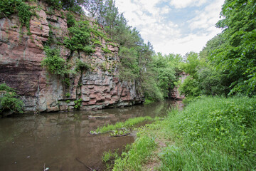 bottom of Devil's Gulch, Garretson, South Dakota